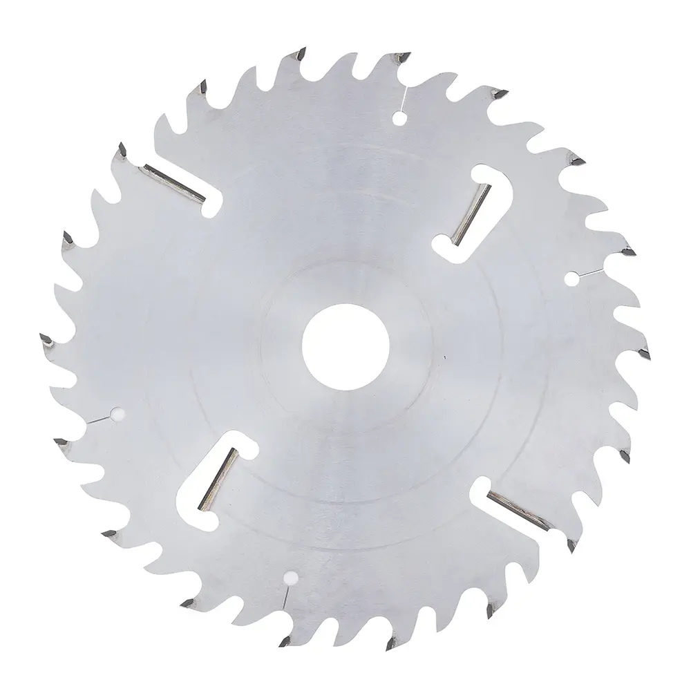 Circular saw blade for multi-rip gang rip softwood and wet wood
