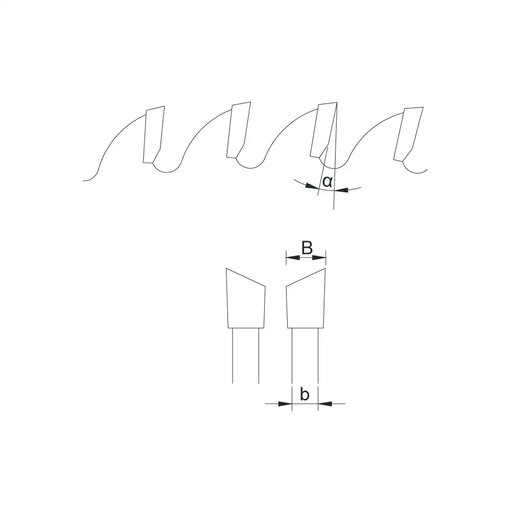ATB tooth type diagram
