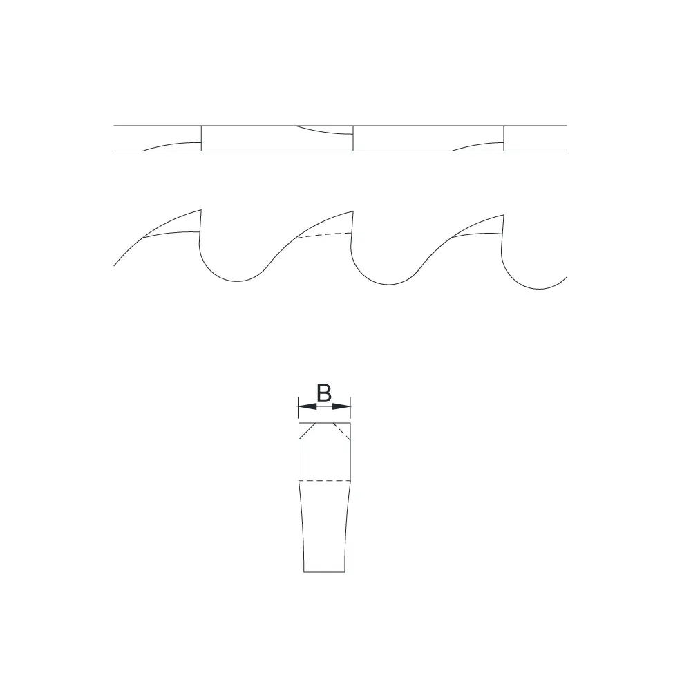 BW tooth type diagram